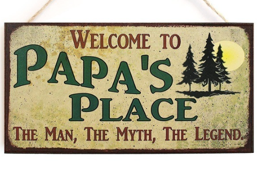 Inspirational Wooden Wall Plaque - NANA'S PLACE Sign