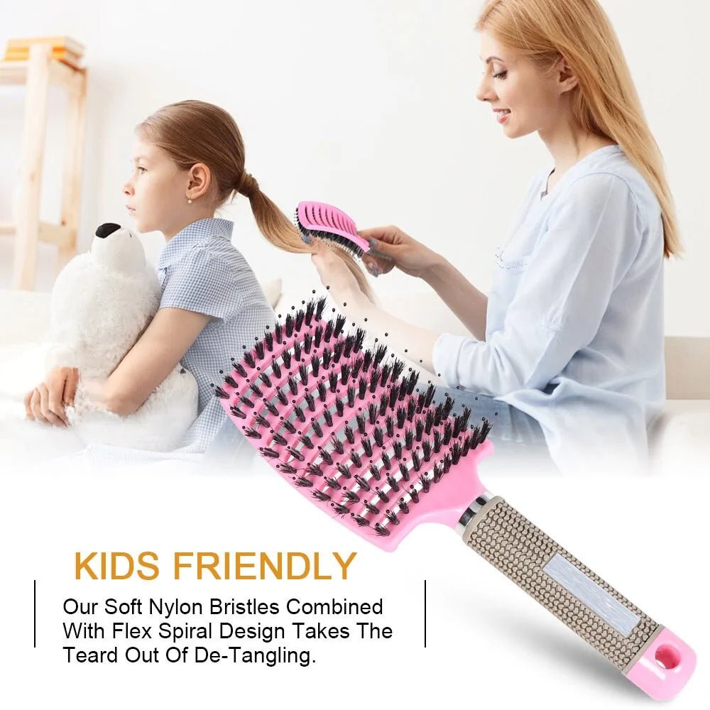 Detangler Hair Brush - Trendy Home Mart