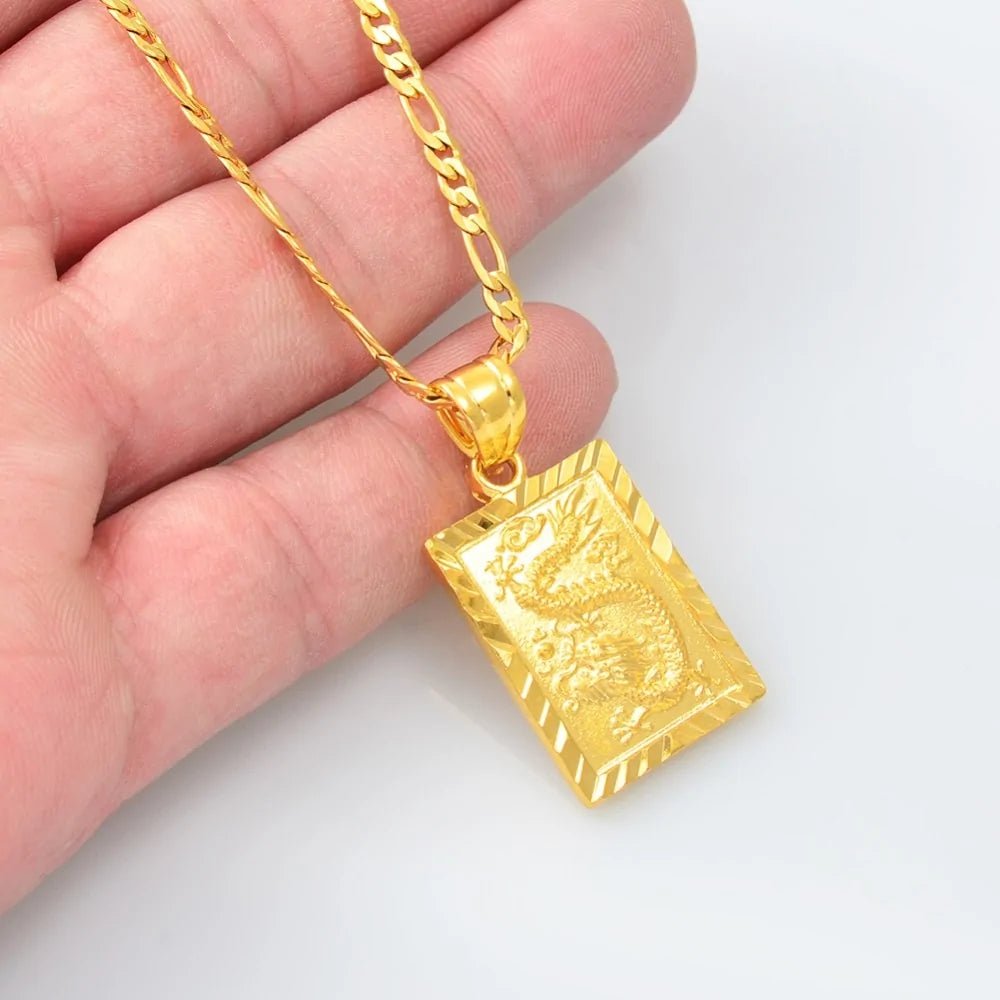 Dragon Tablet Necklace - Trendy Home Mart