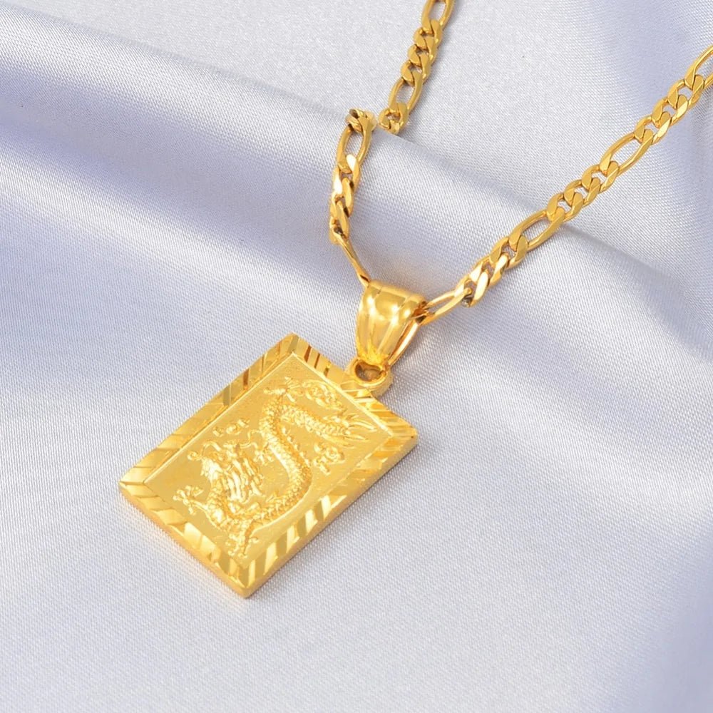 Dragon Tablet Necklace - Trendy Home Mart