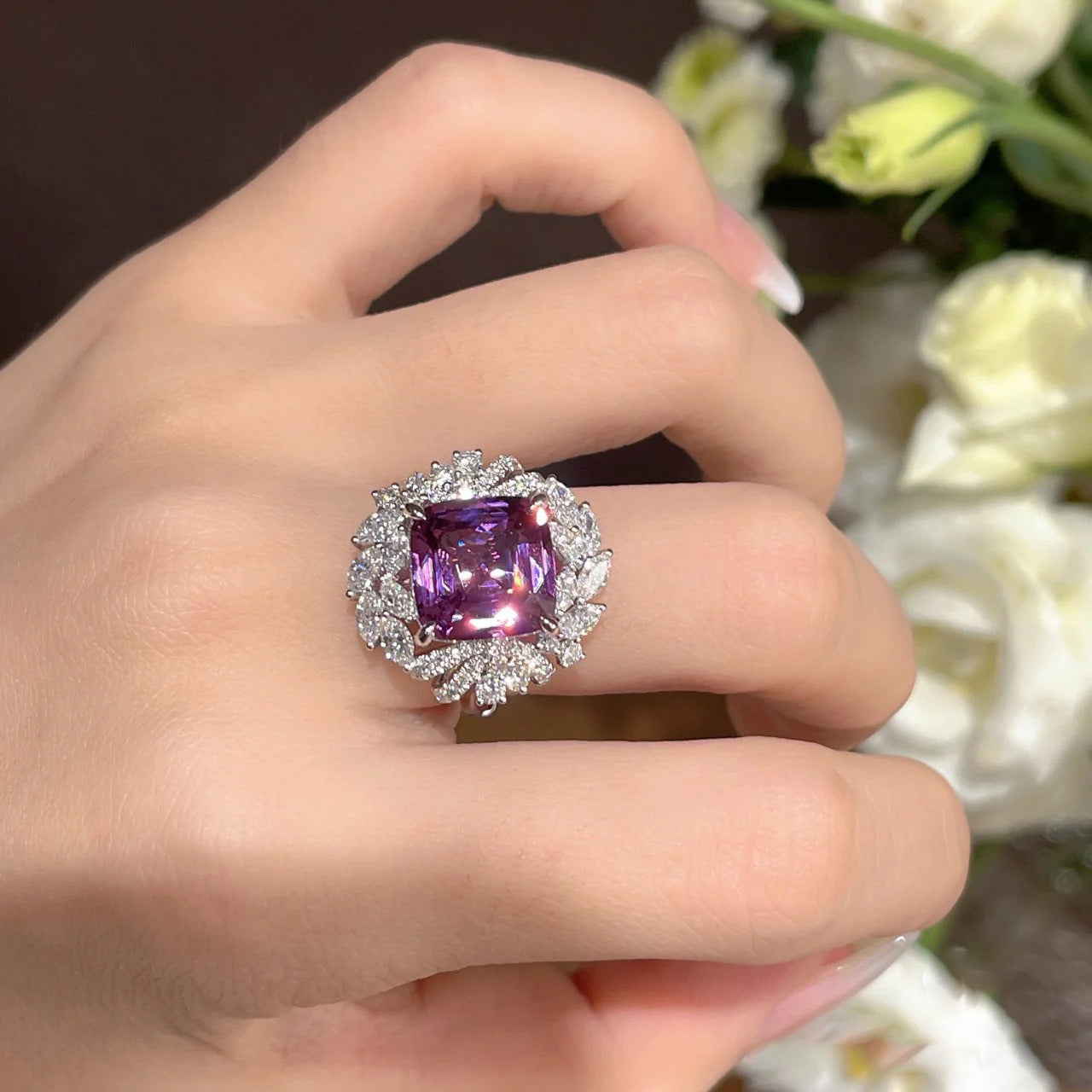 Colorful Gemstone Ring for Women - Inspirational Design