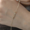 Elegant K - Gold Plated S925 Sterling Silver Bracelet – Hollow Design for Women - Trendy Home Mart