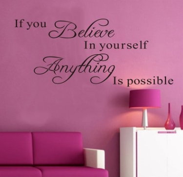 Believe in Yourself - Inspirational Wall Stickers