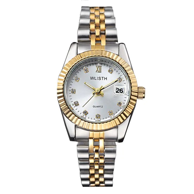 Fashionable Luminous Diamond Quartz Couple Watches - Trendy Home Mart