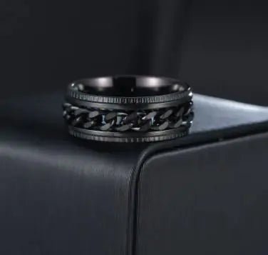 Fidget Spinner Rings – Tungsten & Stainless Steel Anxiety - Relief Bands - Trendy Home Mart