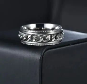 Fidget Spinner Rings – Tungsten & Stainless Steel Anxiety - Relief Bands - Trendy Home Mart