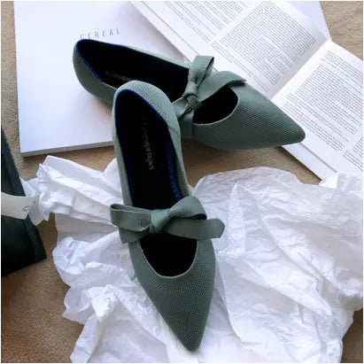 Flat Casual Boat Shoes with Bow – Mary Jane Style - Trendy Home Mart