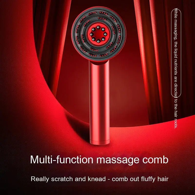 Fluffy Comb Infrared Scalp Massager – Portable Hair Care Device - Trendy Home Mart