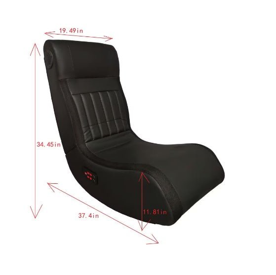 Foldable Gaming Chair With Bluetooth Speakers - Trendy Home Mart