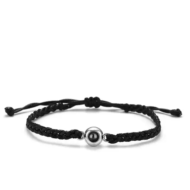 Bracelet en acier titane avec image cubaine