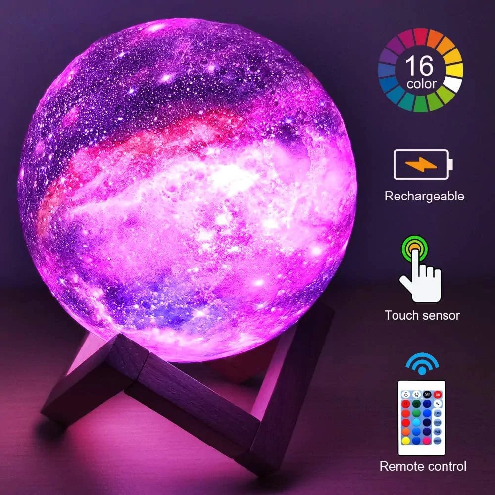 Galaxy Moon Lamp - Trendy Home Mart