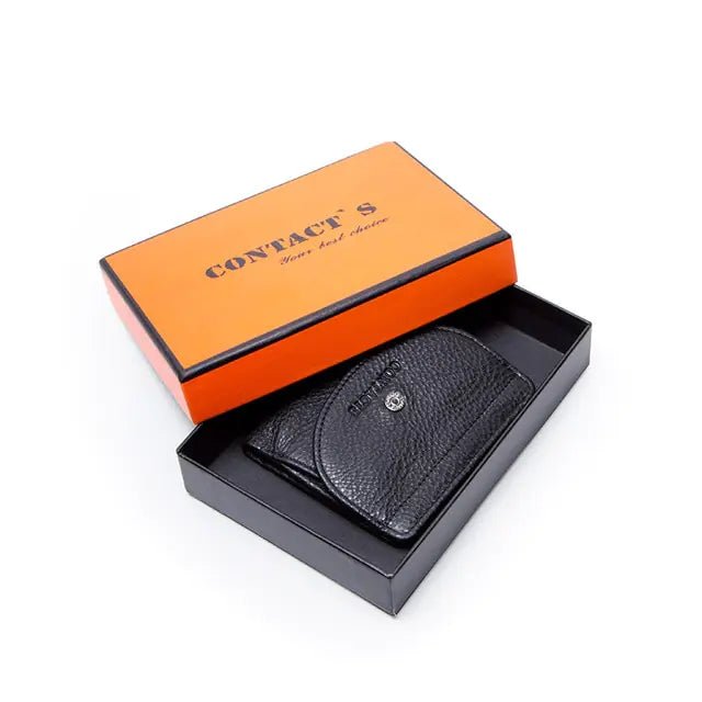 Genuine Leather Fashion Small Wallet - Trendy Home Mart