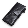 Genuine Leather Women's Long Wallet - Trendy Home Mart
