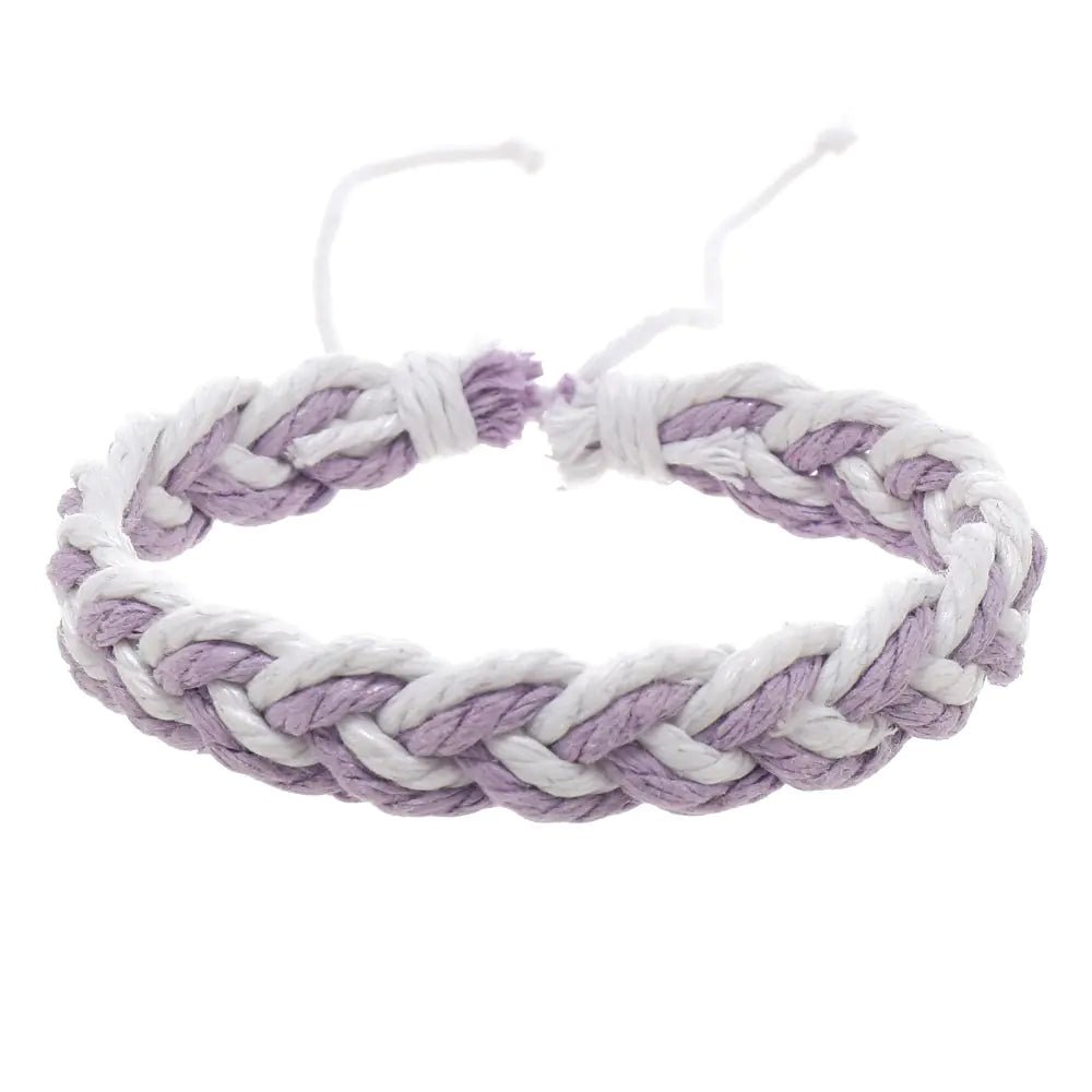 Handwoven Cotton String Bracelet in Artistic Style - Trendy Home Mart
