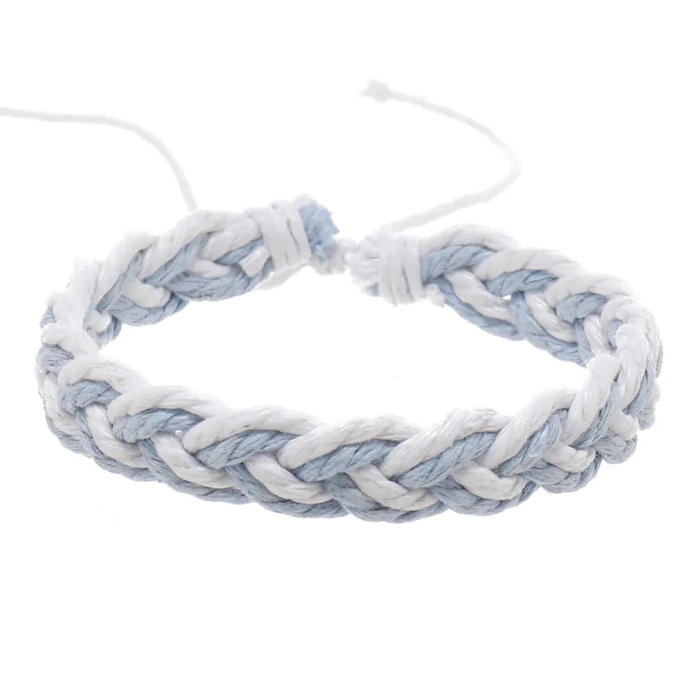 Handwoven Cotton String Bracelet in Artistic Style - Trendy Home Mart