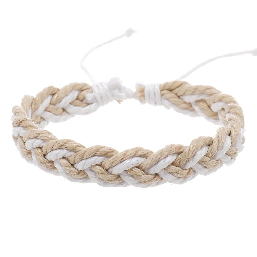Handwoven Cotton String Bracelet in Artistic Style - Trendy Home Mart