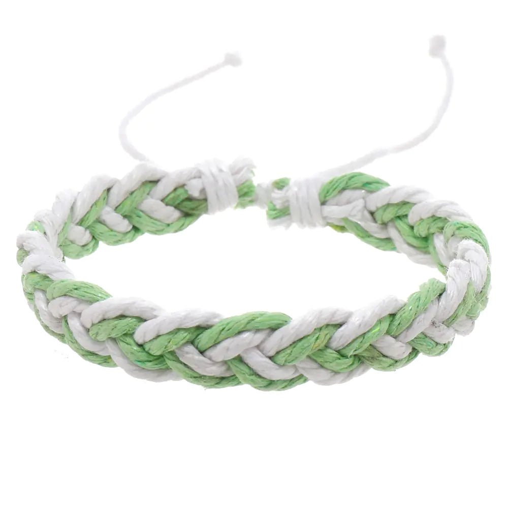 Handwoven Cotton String Bracelet in Artistic Style - Trendy Home Mart
