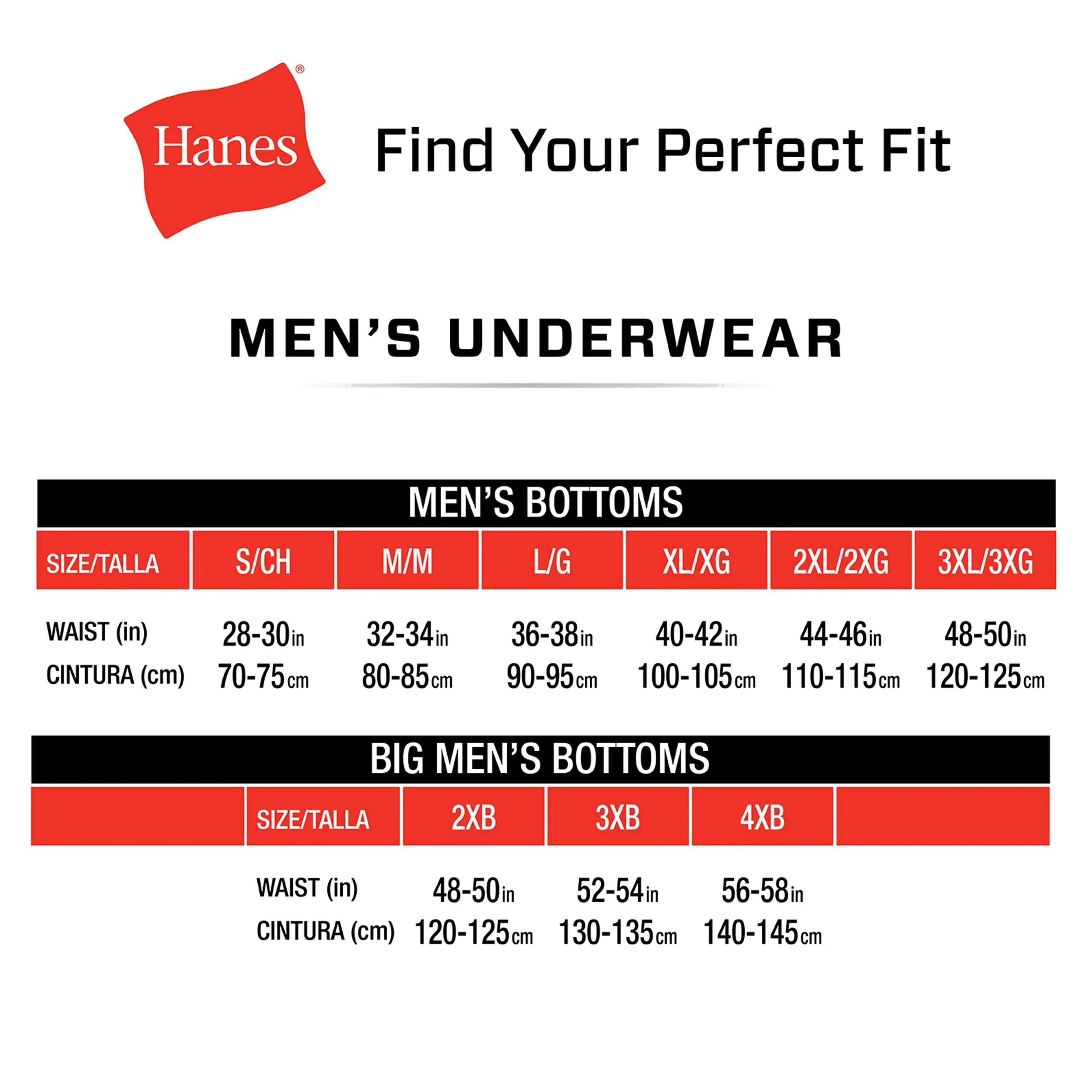 Hanes Men's Underwear Briefs, Mid - Rise, Moisture - Wicking, 6 - Pack X - Large Assorted Solids 6 - pack - Trendy Home Mart