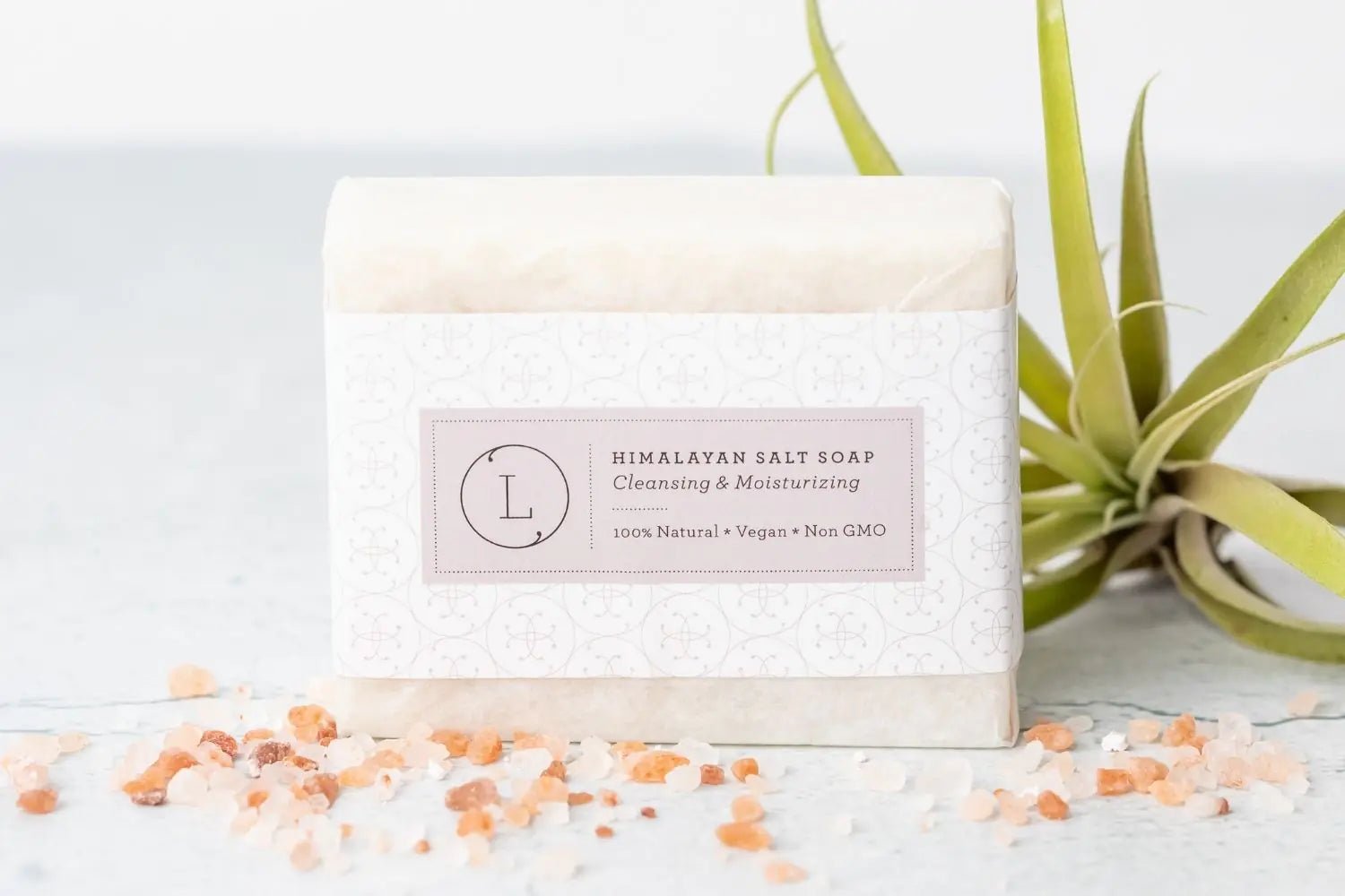 Himalayan Salt Soap Bar, Natural Unscented Soap, Vegan Handmade Soap （Private Listing U2579245） - Trendy Home Mart