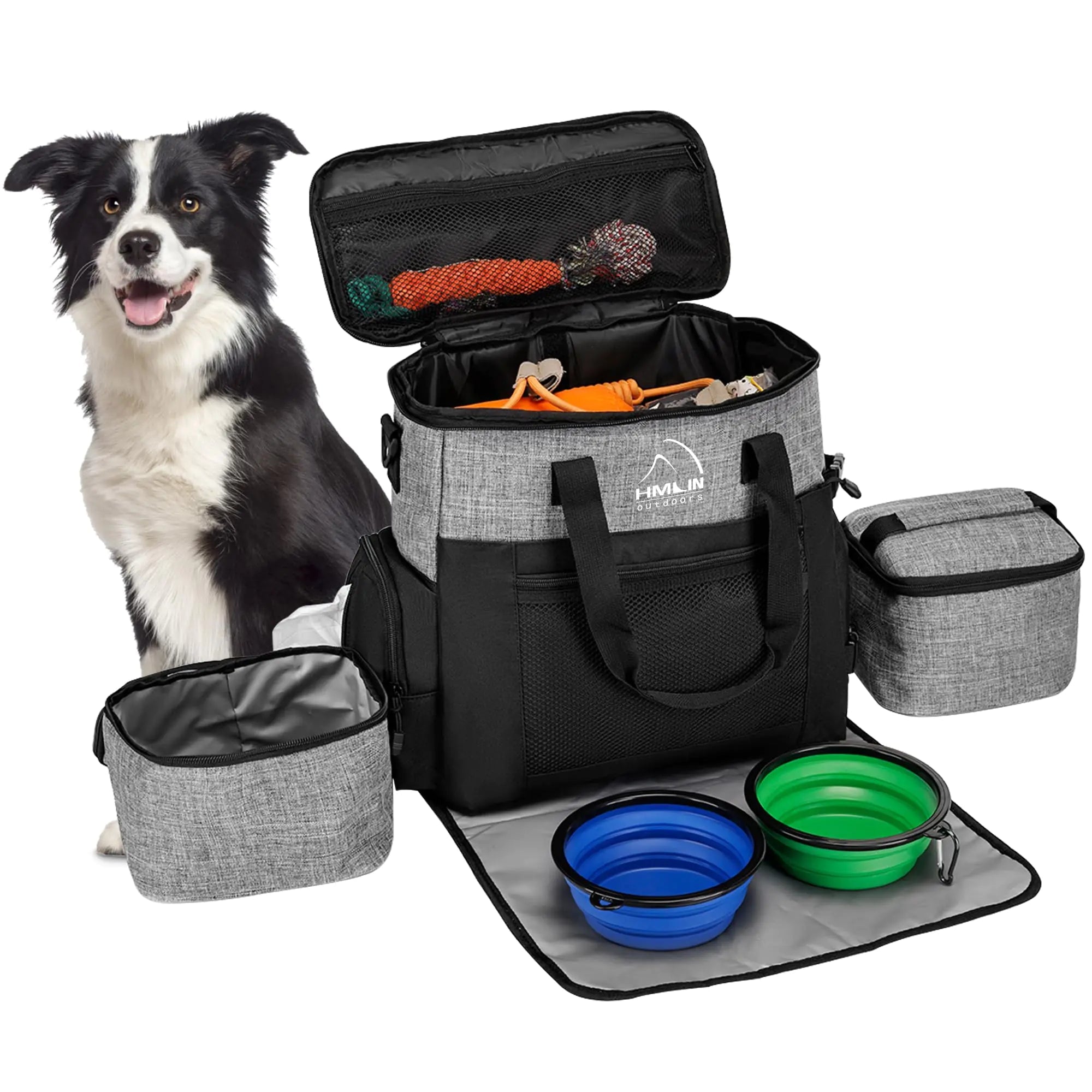 HMLIN Outdoors Dog Travel Bag – 6 Piece Set - Trendy Home Mart