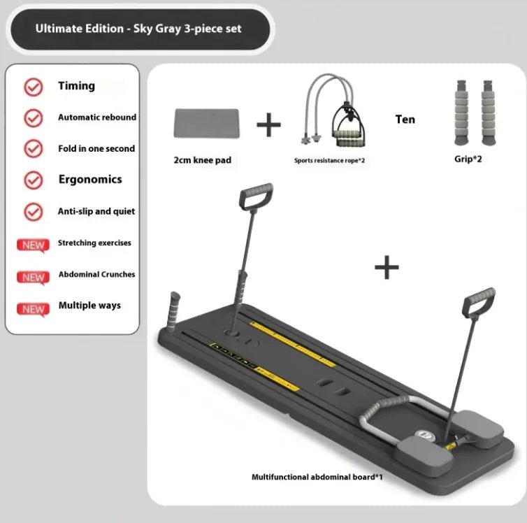 Household Abdominal Wheel Fitness Board - Trendy Home Mart