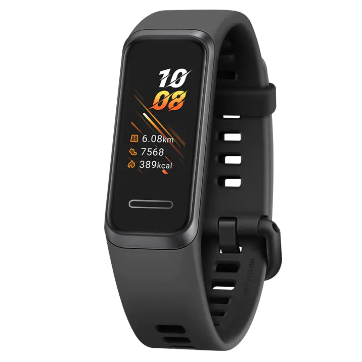 Smart Sports 4Pro Fitness Bracelet – Huawei Band 4 Style (Black, Pink, Orange)