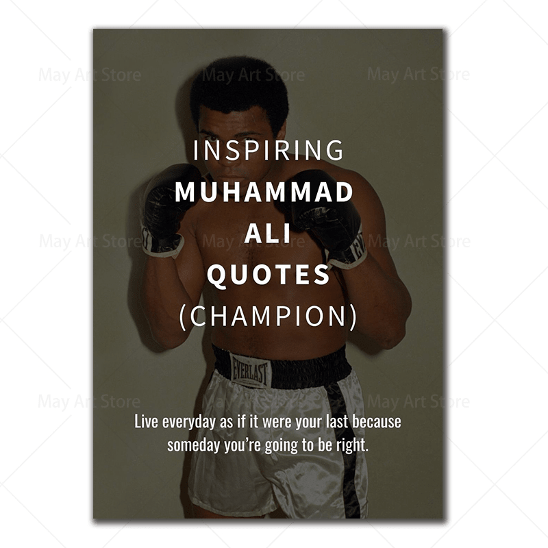 Inspirational Boxing Quote Canvas Wall Art - Trendy Home Mart