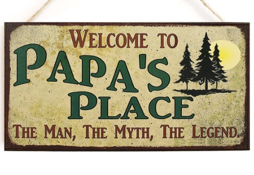 Inspirational Wooden Wall Plaque - NANA'S PLACE Sign - Trendy Home Mart