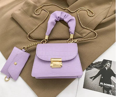 Trendy Summer Crossbody Chain Bag – Small Square 2020 Style (4 Colors)