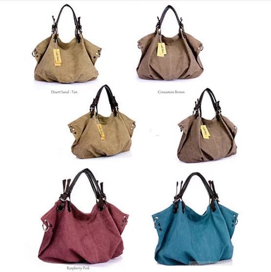 Journey Canvas Handbag - Trendy Home Mart