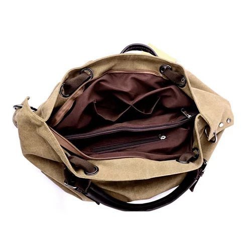 Journey Canvas Handbag - Trendy Home Mart