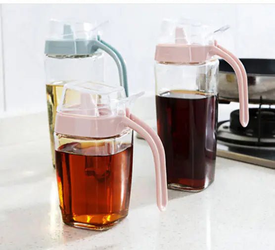 Kitchen Utensils and Glass Spice Bottle Set - Trendy Home Mart