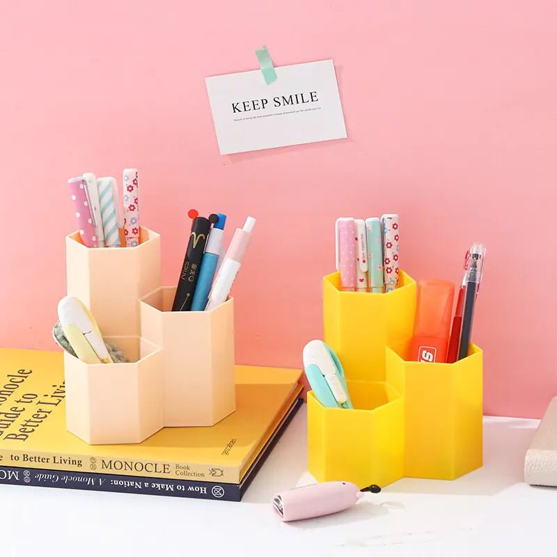 Large Capacity Desk Pen Holder - Trendy Home Mart