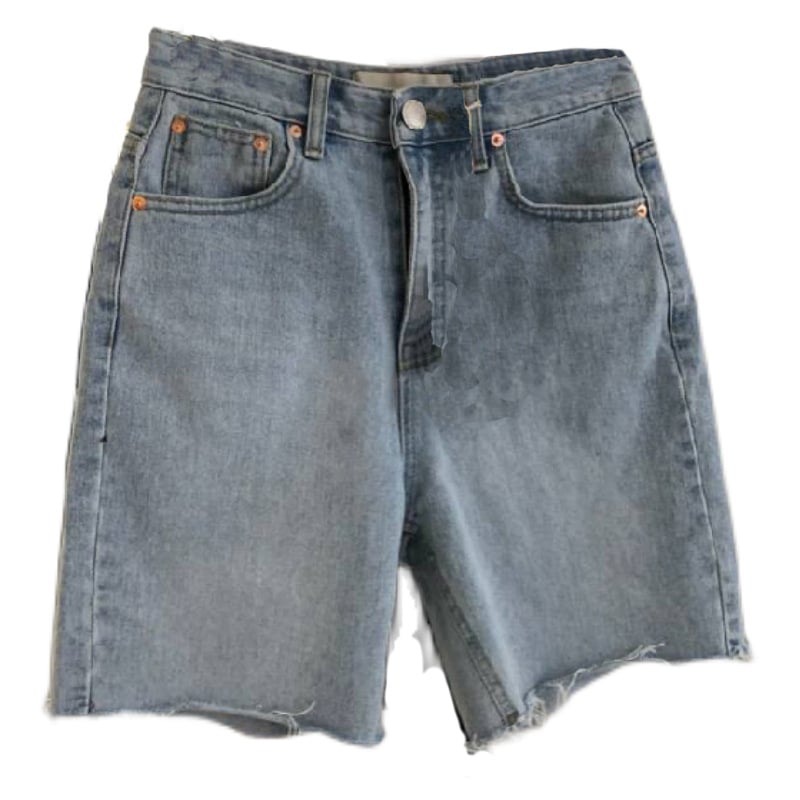Loose Casual Women's Five-Point Denim Shorts - Trendy Home Mart