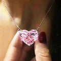 Love Necklace Single Zircon Jewelry Ladies Exquisite Clavicle Chain - Trendy Home Mart