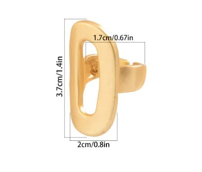 Luna Rings – Irregular Artisan - Inspired Stackable Bands - Trendy Home Mart