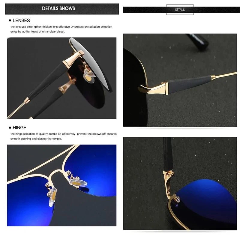 Luxury Brand Sunglasses Men - Trendy Home Mart