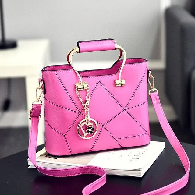 Luxury Geometric Design Women's Messenger Handbag - Trendy Home Mart
