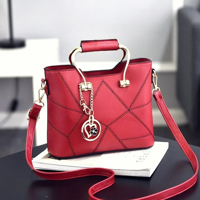 Luxury Geometric Design Women's Messenger Handbag - Trendy Home Mart