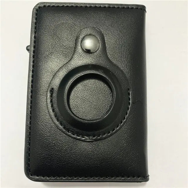 Magnetic Closure Airtag Slide Wallet - Trendy Home Mart
