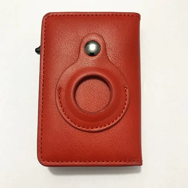 Magnetic Closure Airtag Slide Wallet - Trendy Home Mart
