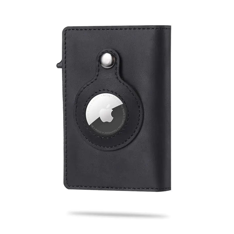 Magnetic Closure Airtag Slide Wallet - Trendy Home Mart