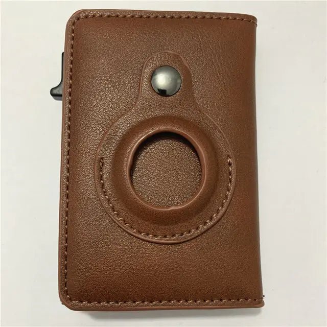 Magnetic Closure Airtag Slide Wallet - Trendy Home Mart