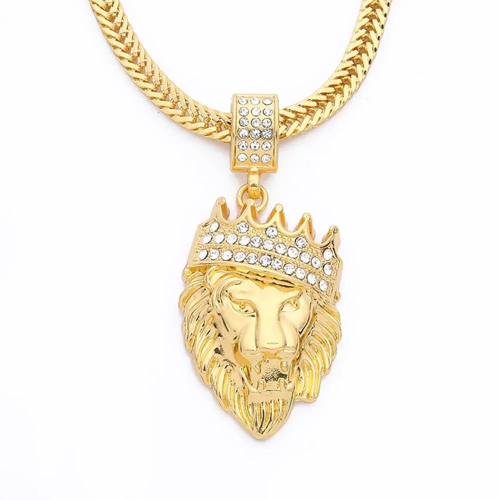 Majestic Lion Head Necklace - Trendy Home Mart