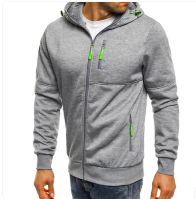 Men Hoodie Cotton Jacket - Trendy Home Mart