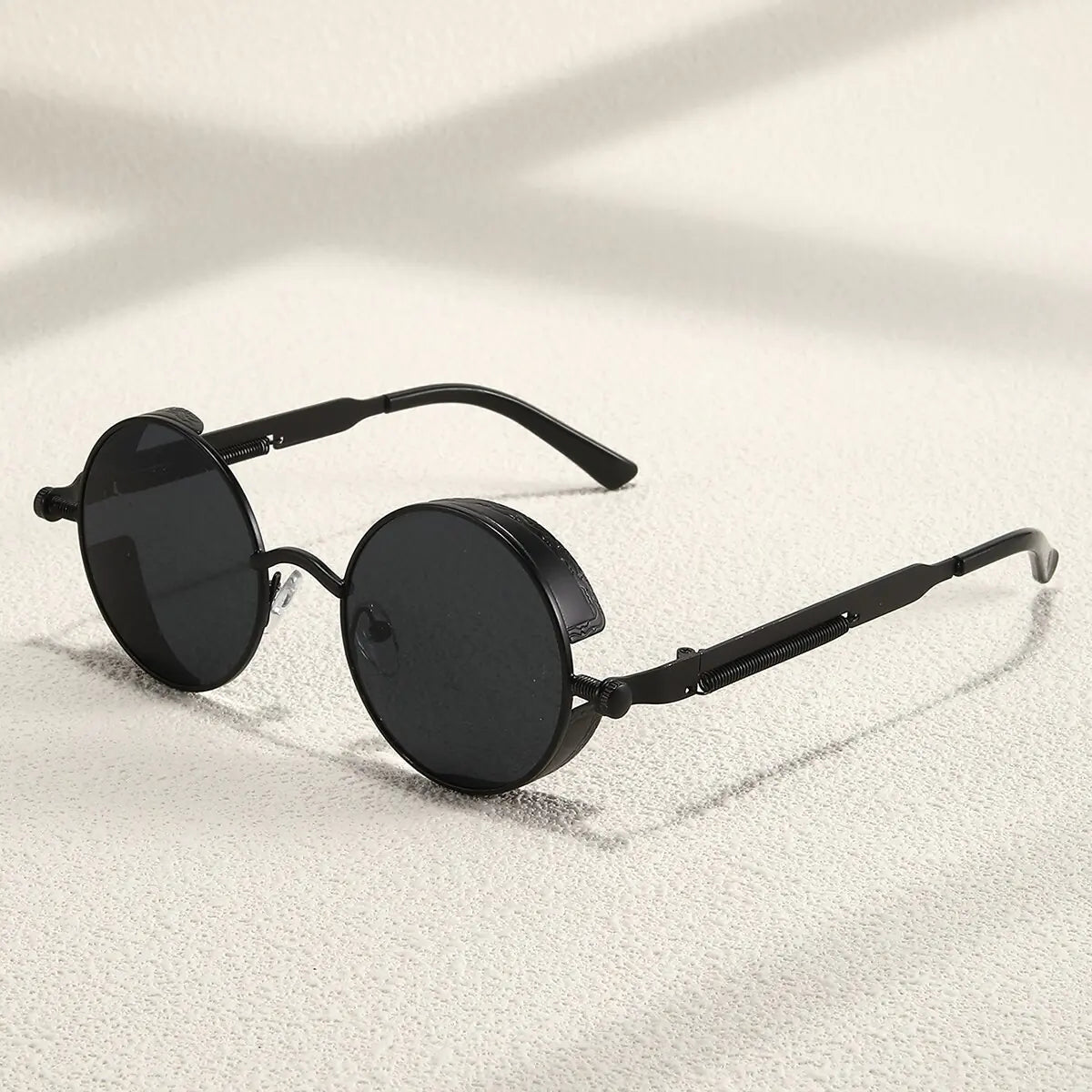 Men Retro Round Sunglasses - Trendy Home Mart