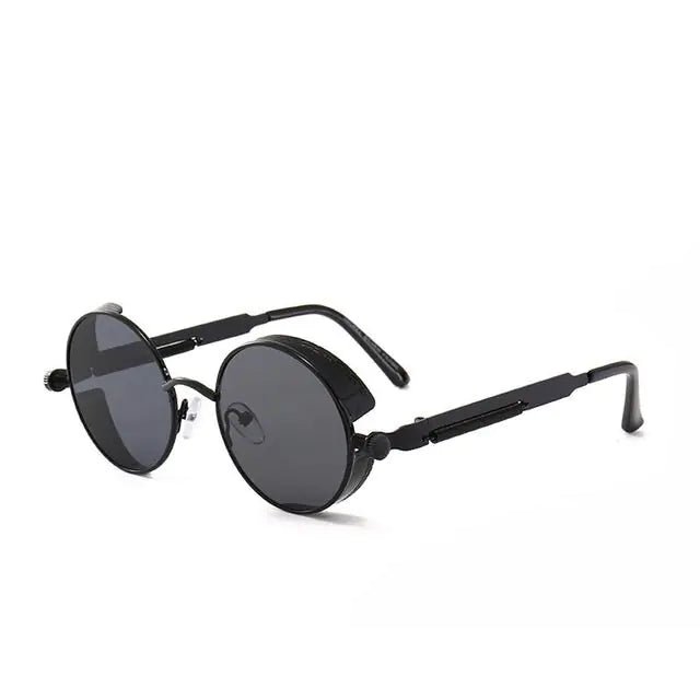 Men Retro Round Sunglasses - Trendy Home Mart