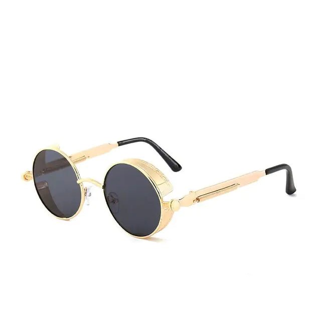 Men Retro Round Sunglasses - Trendy Home Mart