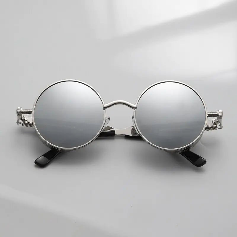Men Retro Round Sunglasses - Trendy Home Mart