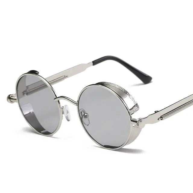 Men Retro Round Sunglasses - Trendy Home Mart
